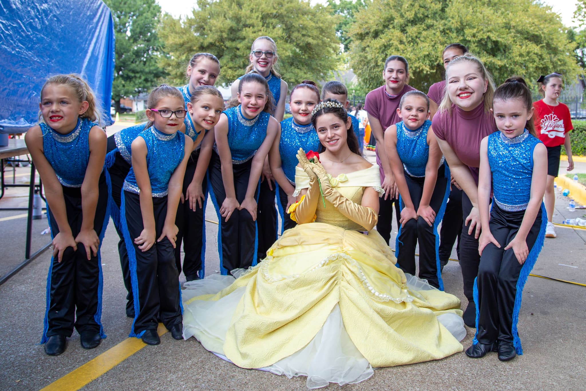 GorettiFest performers gather for a photograph at GorettiFest in Arlington